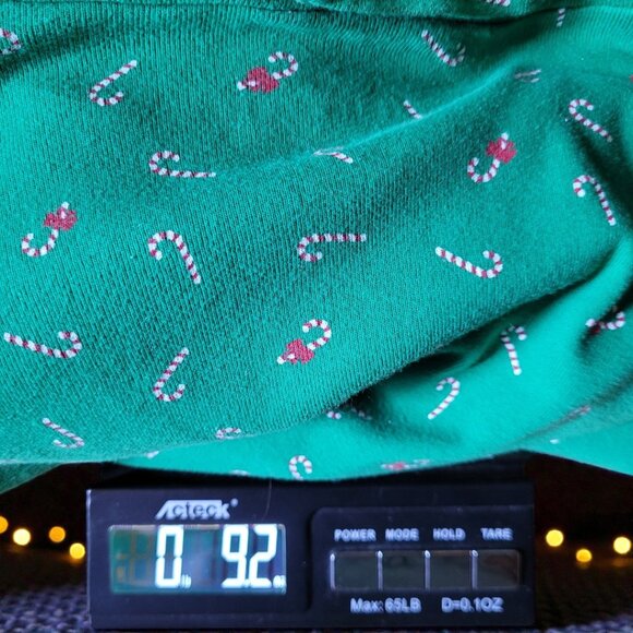 Vintage Faded Glory Green Turtleneck with Candy Canes Plus Size 20 - Picture 3 of 3